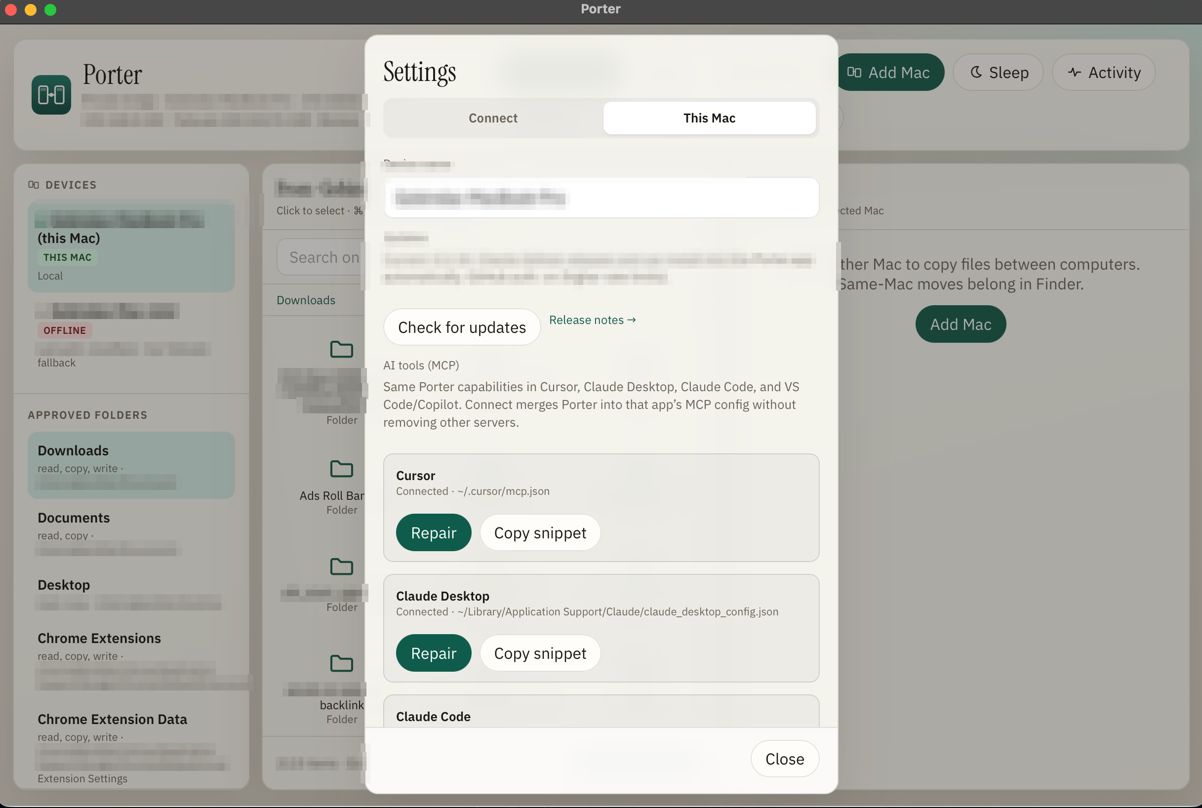 Settings AI tools